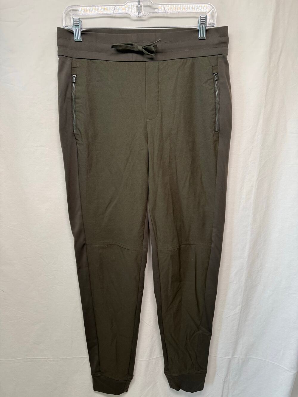Athleta Headlands Hybrid Trek Jogger, Olive Green, Size 8 Tall